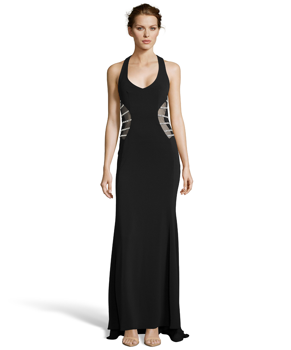 Crystal Embellished Long Dress – Issue New York